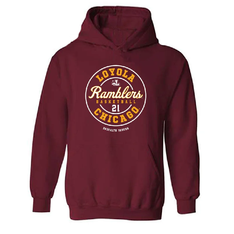 Loyola - NCAA Women's Basketball : Brooklyn Vaughn - Hooded Sweatshirt Hooded Sweatshirt Casual Wear Street Style