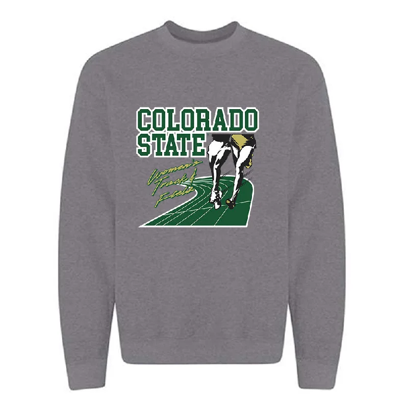 Colorado State - NCAA Women's Track & Field (Outdoor) : Klaire Kovatch Sweatshirt Hoodie with Front Slit Layering Stylish Colorado State - NCAA Women's Track & Field (Outdoor) : Klaire Kovatch Sweatshirt Hoodie with Front Slit Layering Stylish