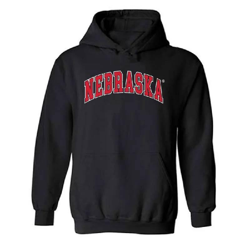Nebraska - NCAA Women's Track & Field (Outdoor) : Brooklyn Miller Hooded Sweatshirt Hoodie with Full-Zip Functional Layering Nebraska - NCAA Women's Track & Field (Outdoor) : Brooklyn Miller Hooded Sweatshirt Hoodie with Full-Zip Functional Layering
