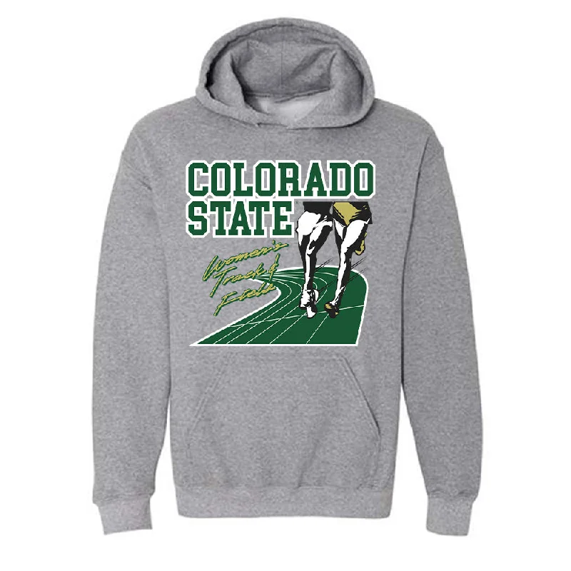 Colorado State - NCAA Women's Track & Field (Outdoor) : Klaire Kovatch Hooded Sweatshirt Hoodie with Side Slits Relaxed Casual Colorado State - NCAA Women's Track & Field (Outdoor) : Klaire Kovatch Hooded Sweatshirt Hoodie with Side Slits Relaxed Casual