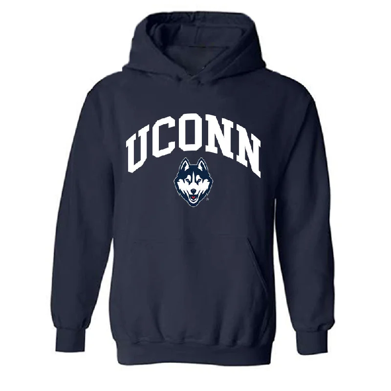 UConn - NCAA Women's Track & Field (Outdoor) : Aliyah Thomas Hooded Sweatshirt Hoodie with Hem Ribbing Snug Secure UConn - NCAA Women's Track & Field (Outdoor) : Aliyah Thomas Hooded Sweatshirt Hoodie with Hem Ribbing Snug Secure