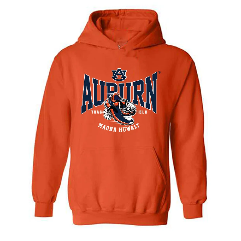 Auburn - NCAA Women's Track & Field (Outdoor) : Maura Huwalt Hooded Sweatshirt Hoodie with Tied Waist Feminine Flattering Auburn - NCAA Women's Track & Field (Outdoor) : Maura Huwalt Hooded Sweatshirt Hoodie with Tied Waist Feminine Flattering