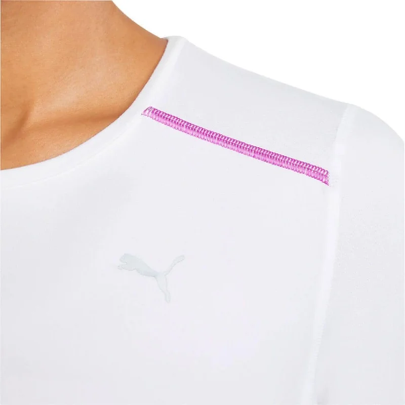 Puma Cloudspun Marathon Long Sleeve Womens Running Top - White