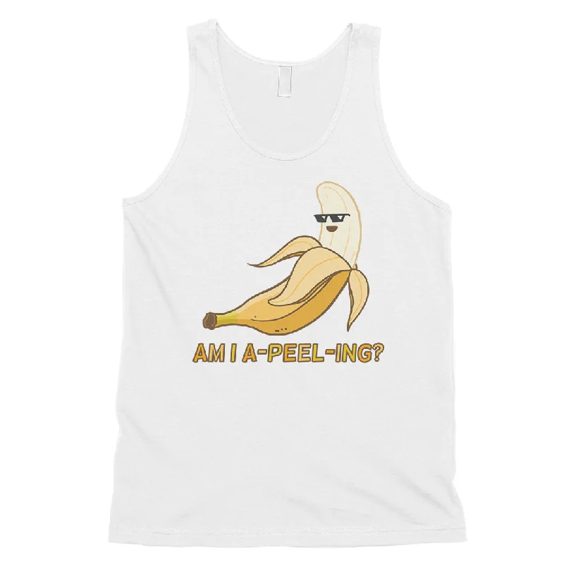 Apeeling Banana Mens Funny Anniversary Gym Tank Top Gift For Him