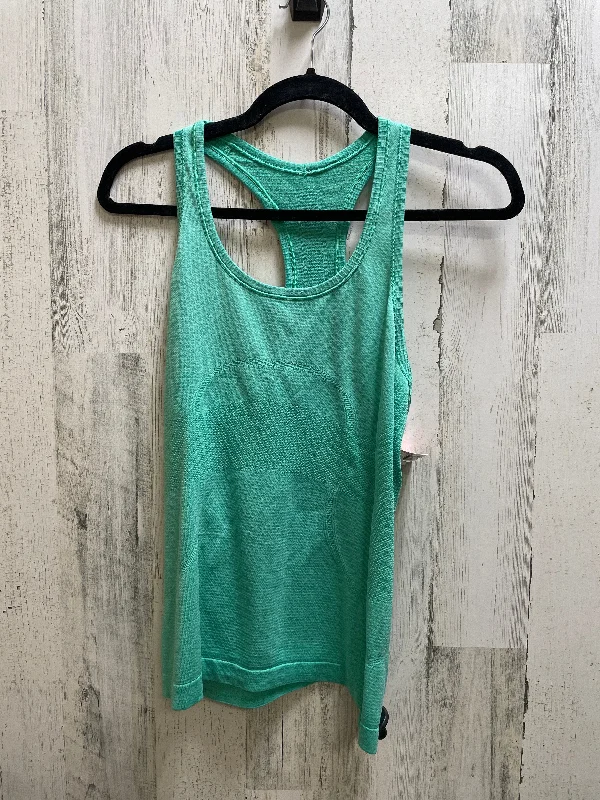 Green Athletic Tank Top Lululemon, Size 8