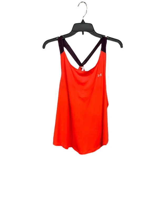 Orange Athletic Tank Top Under Armour, Size Xl