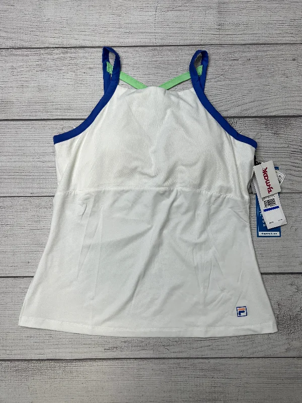 White Athletic Tank Top Fila, Size Xl