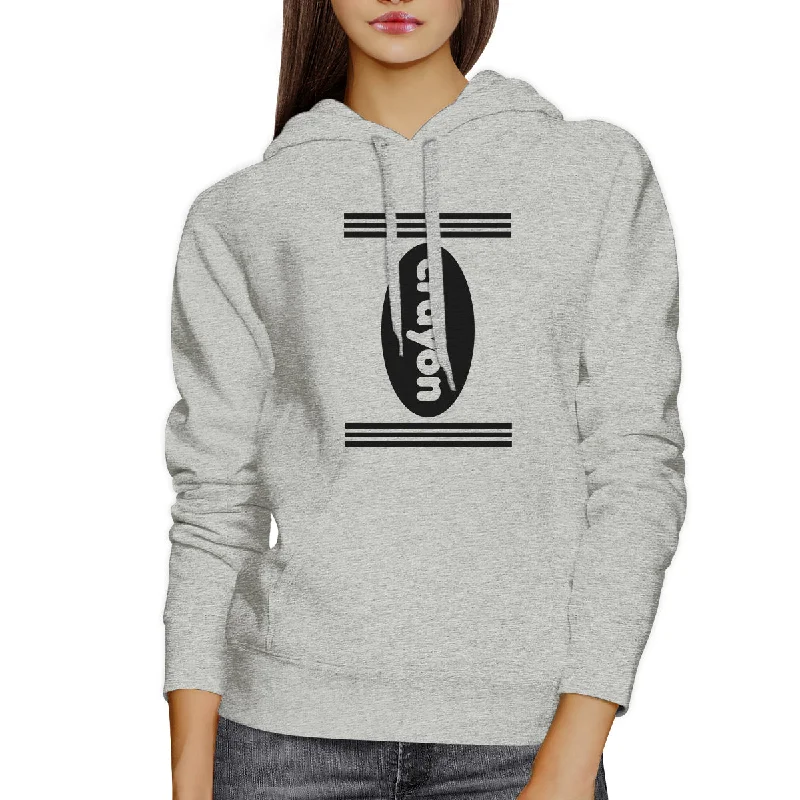 Crayon Grey Hoodie