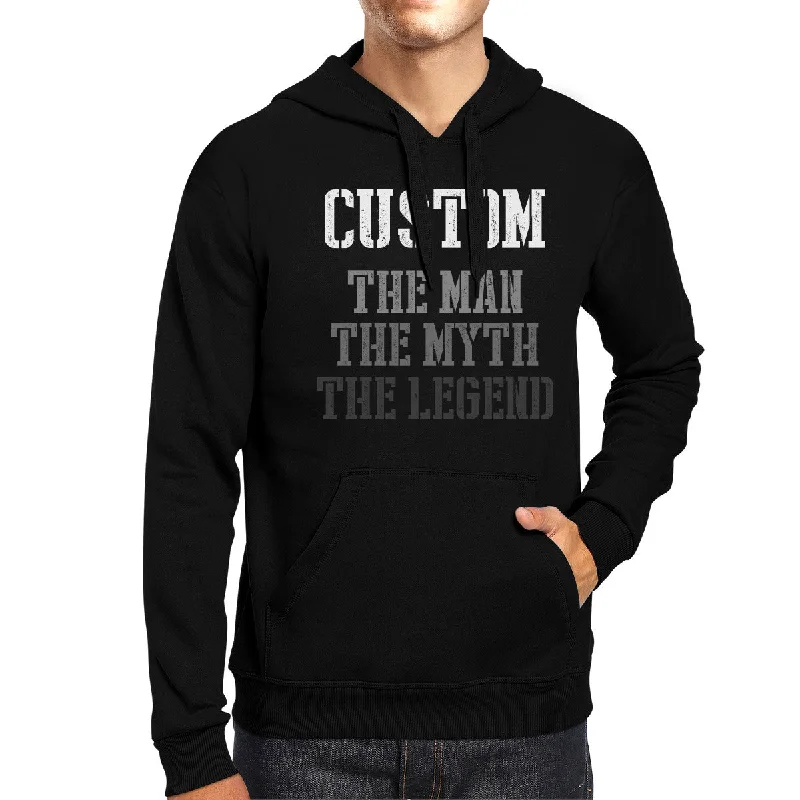 Custom Name The Man Myth Legend Hoodie For Grandpa Dad Husband