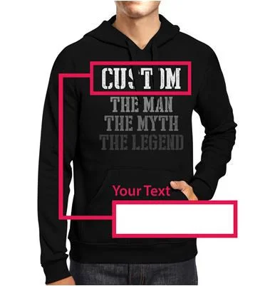 Custom Name The Man Myth Legend Hoodie For Grandpa Dad Husband