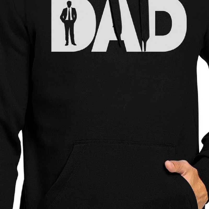 Dad Business Black Unisex Hoodie Pullover Fleece Gift Ideas For Him