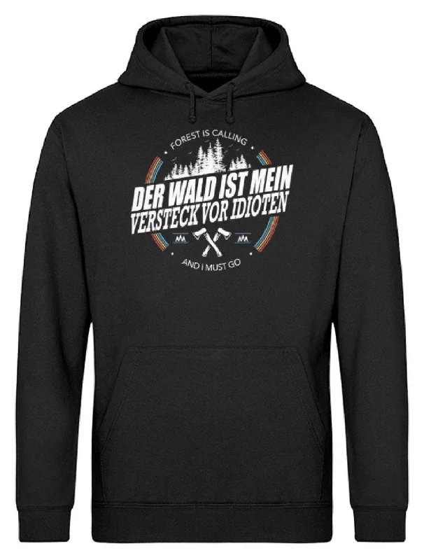 DER WALD IST MEIN VERSTECK - Bio Unisex Hoodie (BASIC)