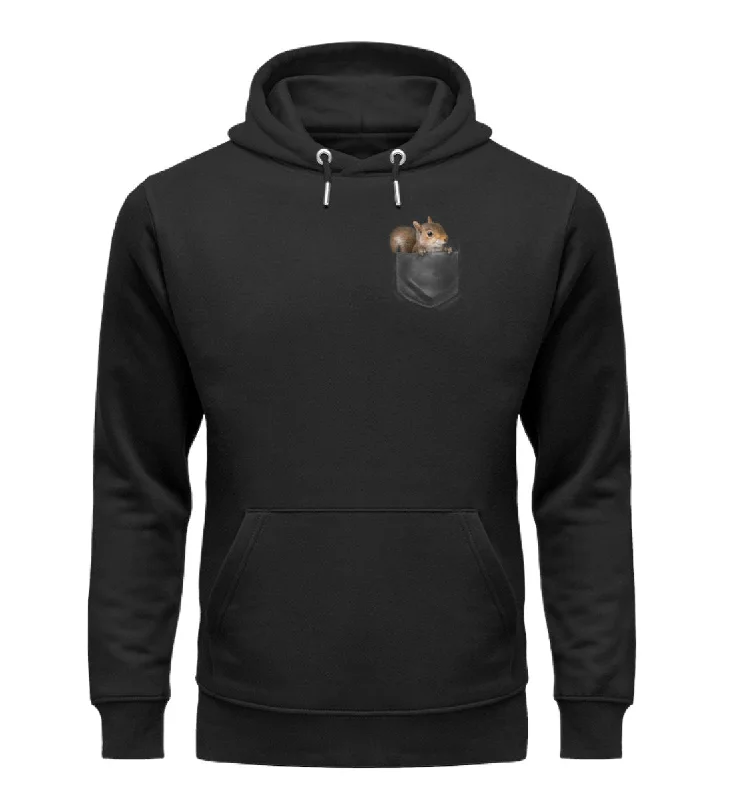 Eichhörnchen Tasche - Bio Unisex Hoodie (PREMIUM)