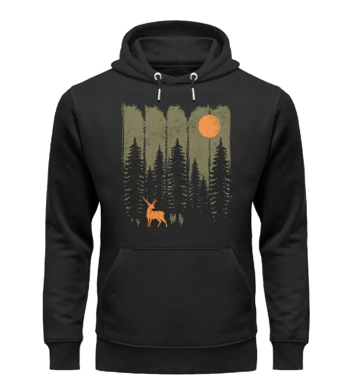 HIRSCH IM WALD - Bio Unisex Hoodie (PREMIUM)