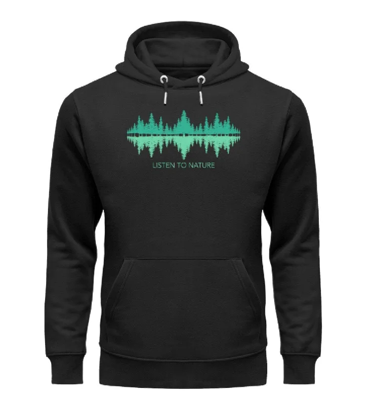 LISTEN TO NATURE - Bio Unisex Hoodie (PREMIUM)