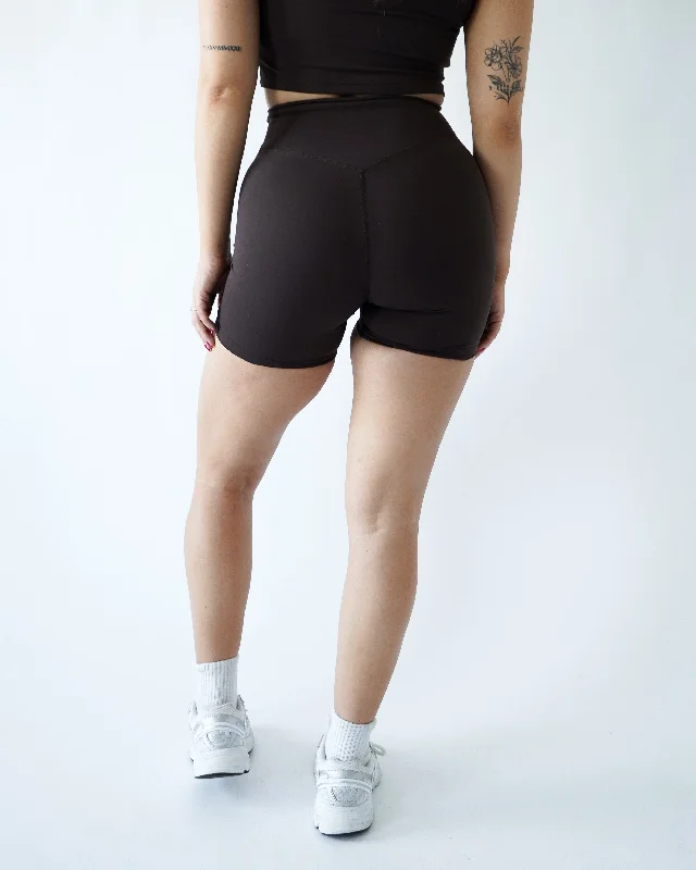 ONYX HIGH RISE BIKER SHORTS 6” - Teddy