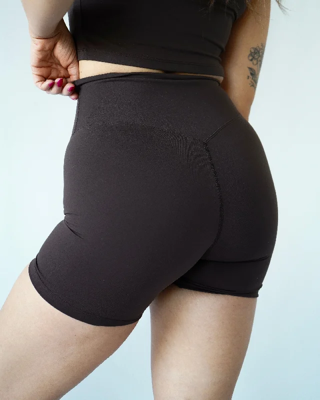 ONYX HIGH RISE BIKER SHORTS 6” - Teddy