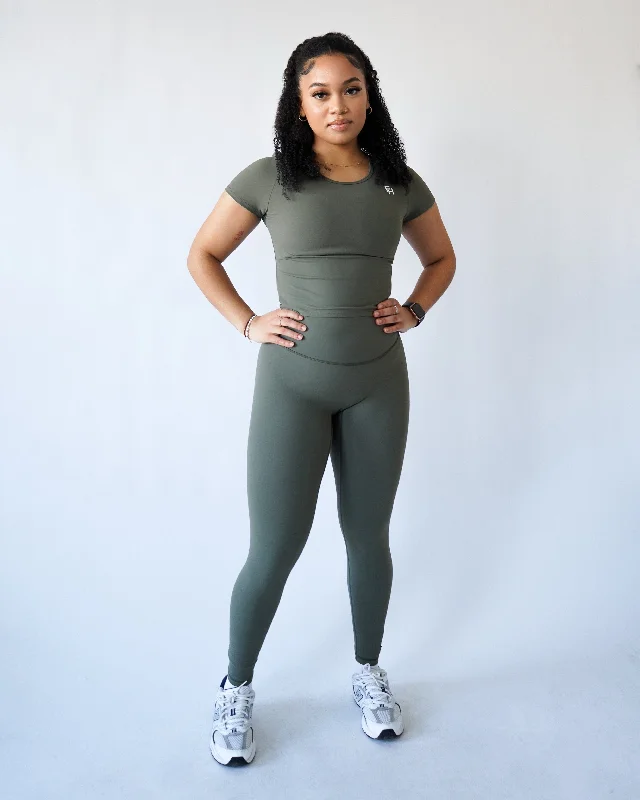 PERFORMANCE LEGGINGS - Olive