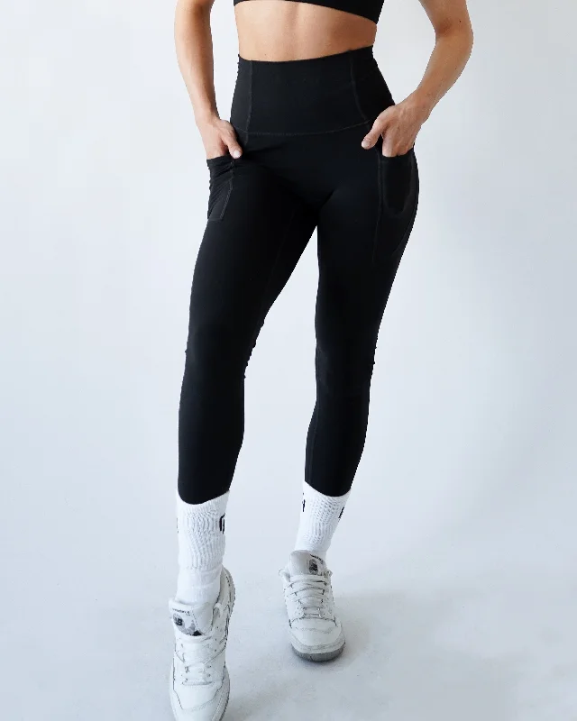 PERFORMANCE POCKET LEGGINGS - Black