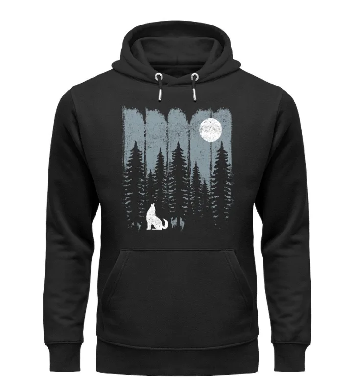 WOLF IM WALD - Bio Unisex Hoodie (PREMIUM)