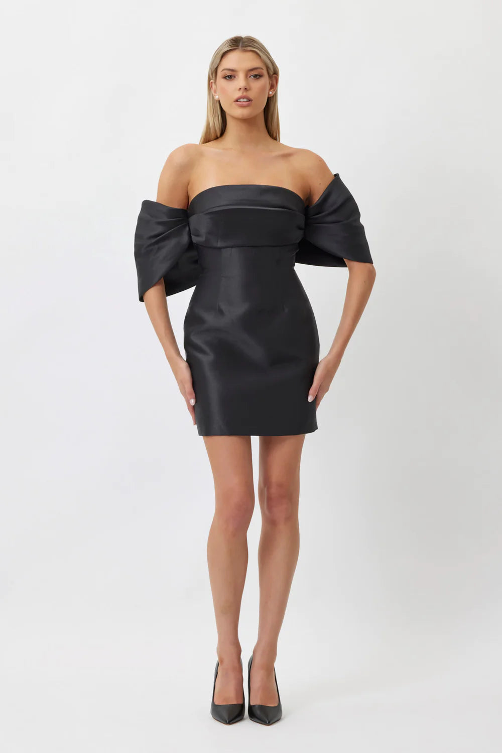 Bianca & Bridgett Eden Mini Dress - Black Fashionable Summer Mini Dress